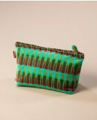 Funda Air Vienne Biscay de terciopelo verde, 33 x 19 x 13 cm