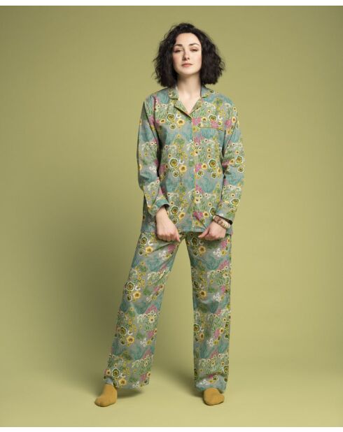 Pyjama en Cambric Pyg Vert