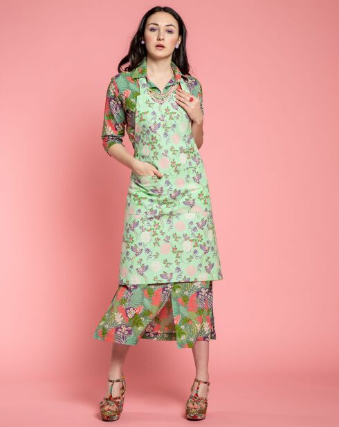 Tablier 100% Coton Bio Du Chef Sintra celadon