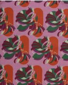 Cambric Robe Long roze oranje verdeeld