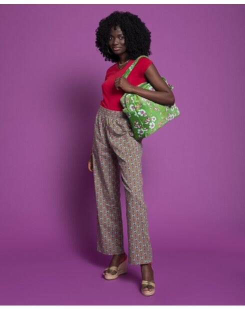 Pantalón cambric morado Ziggy