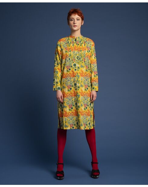 Robe en Cambric Suz doré