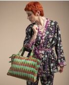 Bai Vienne Biscay Groene katoenen handtas -34x26x10 cm