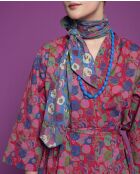 Bandeau en coton Ban Bleu Fleur