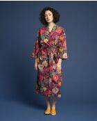 Peignoir en Cambric Long Figure Cosmos