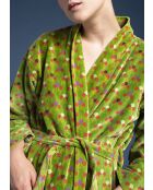 Peignoir velours en Velours Rob Tara Nouveau Vert