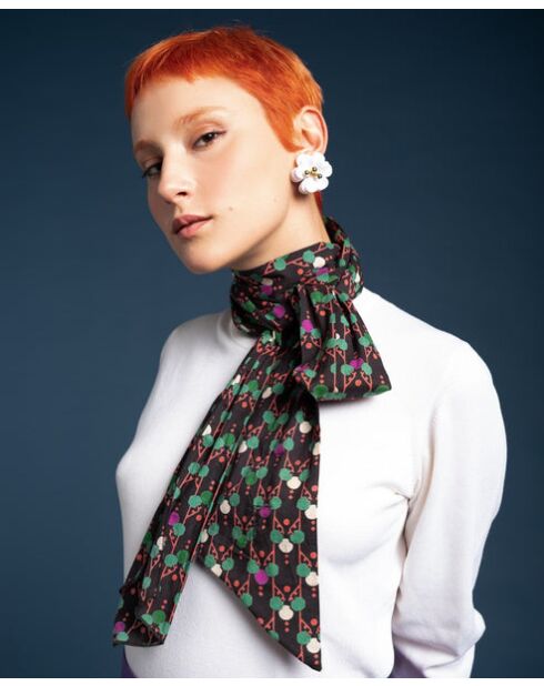 Bandeau en coton Ban Tara Black