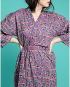 Peignoir Long Bato corail