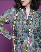 Suz Ancolie Cambric-Kleid Neugrün