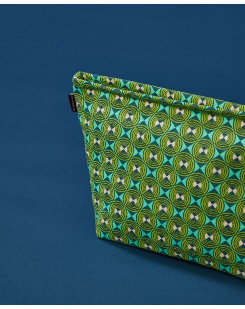 Ziggy Green Wash katoenen etui - 33x19x13 cm