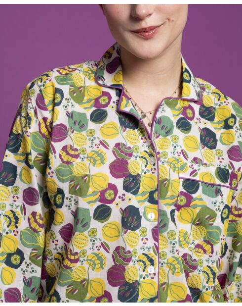 Pyjama en Cambric Pyg Sable Fleuri