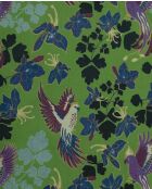 Peignoir en Cambric Long Ancolie Vert Vibrant