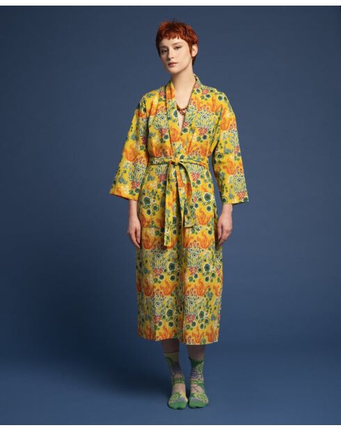 Peignoir en Cambric Long doré