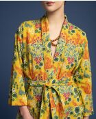 Peignoir en Cambric Long doré