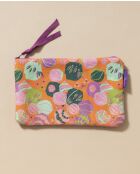 Mina Bloom oranje katoenen etui - 24x14 cm