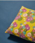 Ziggy Halskissen aus Segeltuch, goldfarben/grün, 50 x 30 cm