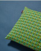 Ziggy Halskissen aus Segeltuch, goldfarben/grün, 50 x 30 cm