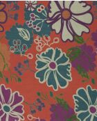 Peignoir en Cambric Long Coral Cosmos