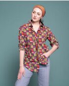 Cambric Che Brique D'Aberdeen Hemd, Rot