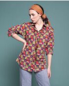 Cambric Che Brique D'Aberdeen Hemd, Rot