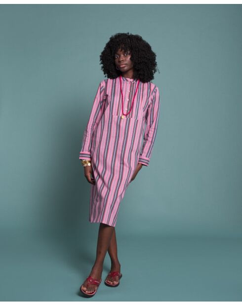 Suz Rose Margate jurk met cambric