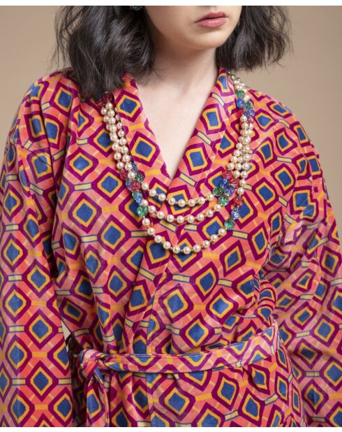 Peignoir velours en Velours Rob Corail Famara