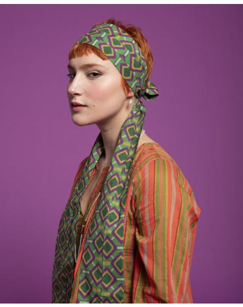 Bandeau en coton Ban Famara Green