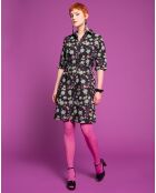 Bari Blossom schwarzes Kleid