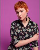 Bari Blossom schwarzes Kleid