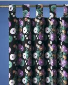 Rideau velours en Velours Ridv Noir Doux - 261x110 cm