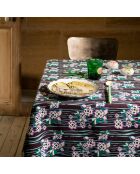 Biba Bordeaux Tischdecke aus Bio-Baumwolle