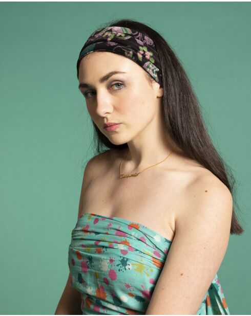 Bandeau en Velours Cra Sintra Noir