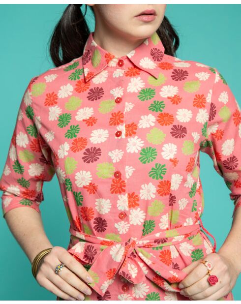 Cambric Bari Burma Korallenkleid