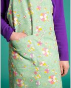 Tablier 100% Coton Bio Du Chef Kobe imprimé vert