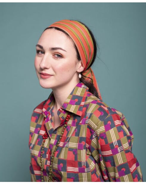 Bandeau en coton Ban Corail De Margate