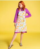 Apo Ancolie Leinenschürze, Rosa