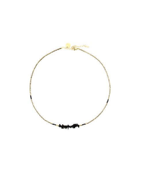Collier Dana spinelle noir