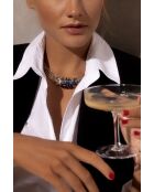 Collier Dana spinelle noir