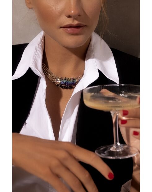 Collier Dana spinelle noir