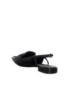 Sandales plates en Cuir Viola noires