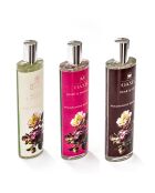 Modernes Geschenkset Botanical Oasis: Rose und Patschuli, Gardenie und Sandelholz, Birne und Lilie