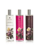 Modernes Geschenkset Botanical Oasis: Rose und Patschuli, Gardenie und Sandelholz, Birne und Lilie