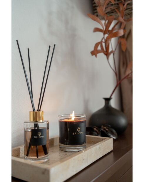 Obsidian Soul of India, candela grande, 220 g