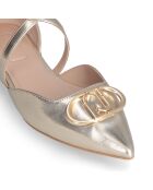 Bailarinas planas Viola en oro claro