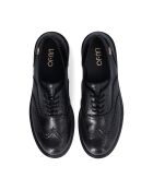 Derby Elisa in pelle nera