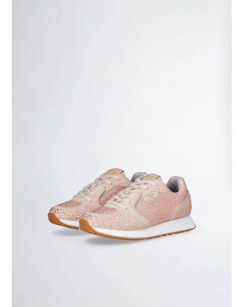 Cipria Vibe sneakers van leer