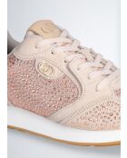 Cipria Vibe sneakers van leer