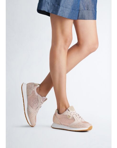 Cipria Vibe sneakers van leer