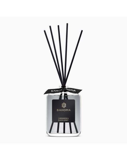 Diffuser van askardemom en zwarte honing, 100 ml
