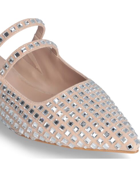 Mules en Cuir Viola Avoine